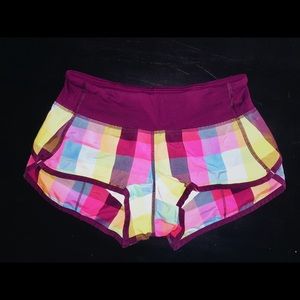 LU LU LEMON x Multicolored Speed Up Shorts